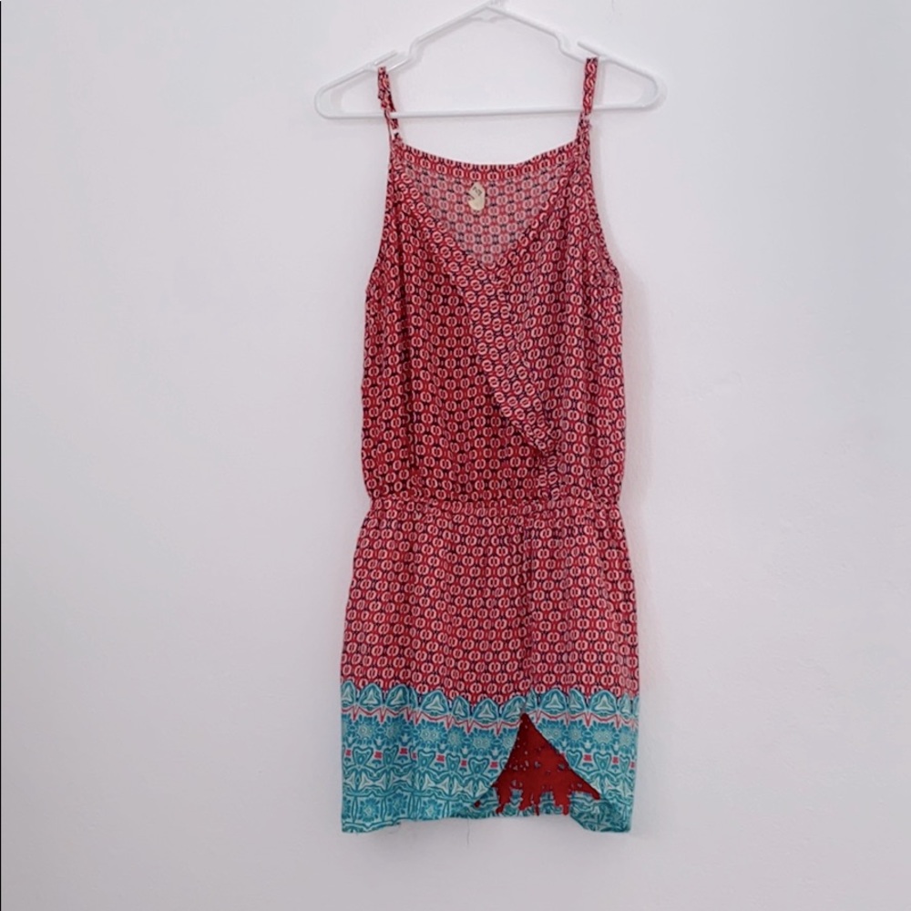 intensity cute print  mini dress